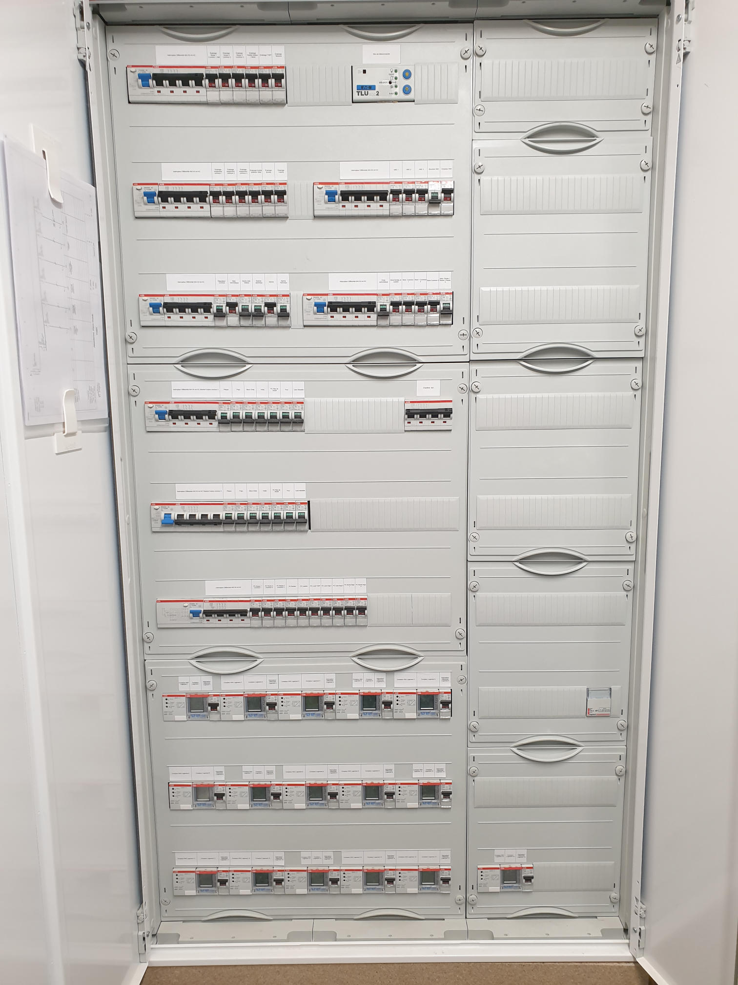 Tableau électrique pour tertiaire