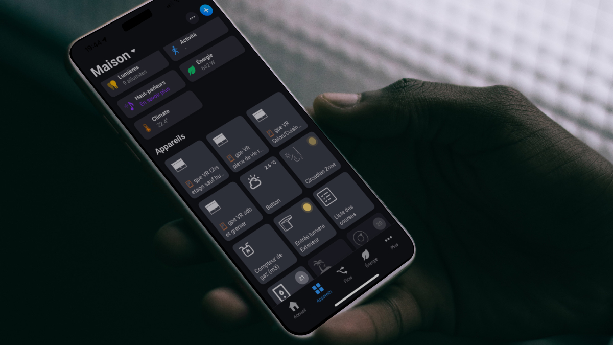 Application domotique